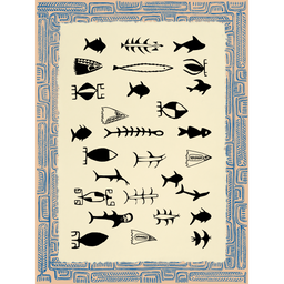 Affichette Polynésienne Classique