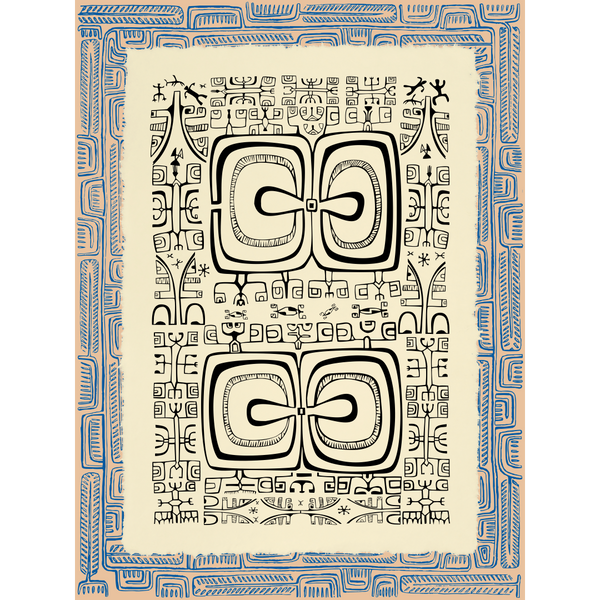 Affichette Polynésienne Classique