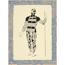 Affichette Polynésienne Classique