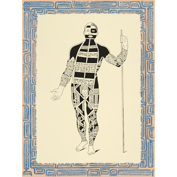 Affichette Polynésienne Classique