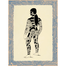 Affichette Polynésienne Classique