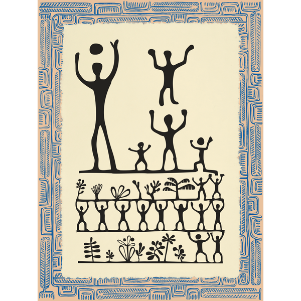 Affichette Polynésienne Classique