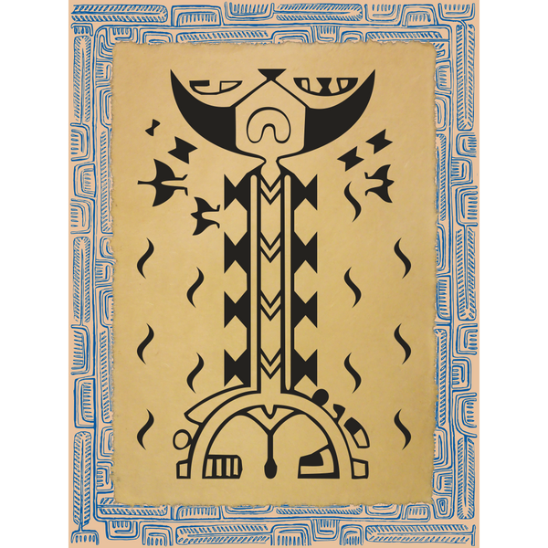 Affichette Polynésienne Classique