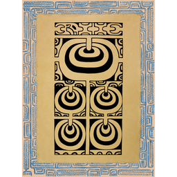 Affichette Polynésienne Classique