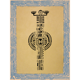 Affichette Polynésienne Classique