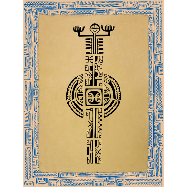 Affichette Polynésienne Classique