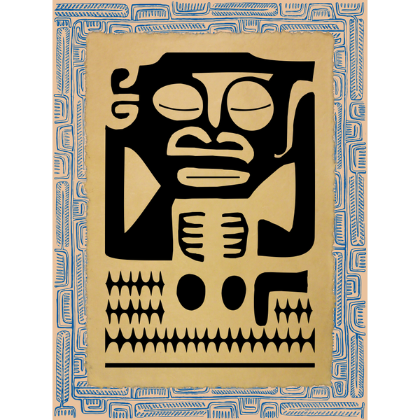 Affichette Polynésienne Classique