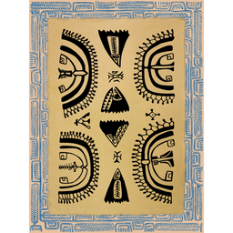 Affichette Polynésienne Classique