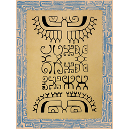 Affichette Polynésienne Classique