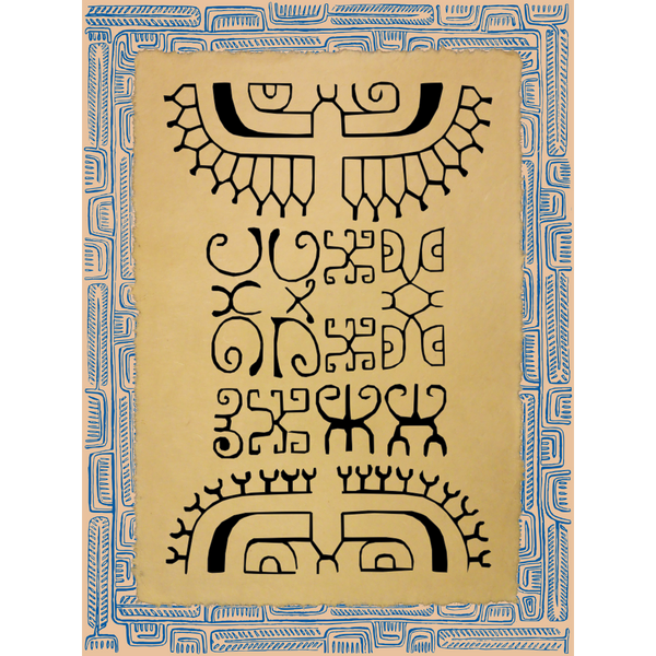 Affichette Polynésienne Classique