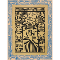 Affichette Polynésienne Classique