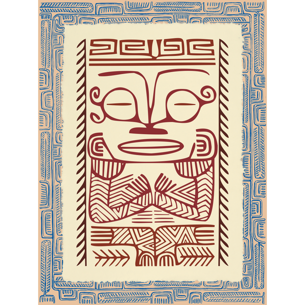 Affichette Polynésienne Classique