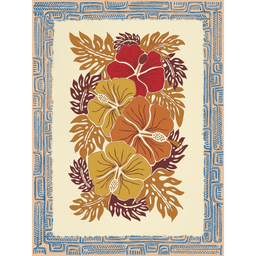 Affichette Polynésienne Classique