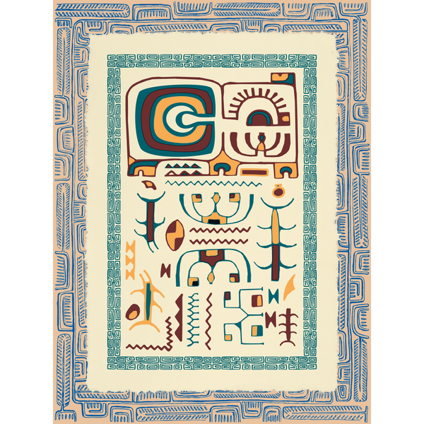 Affichette Polynésienne Classique