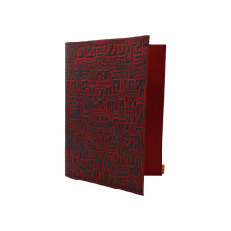 Notebook cover. Size 19 x 23 cm