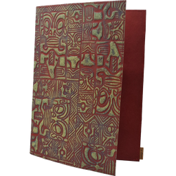 Couverture de Cahier. Format 26 x 34 cm